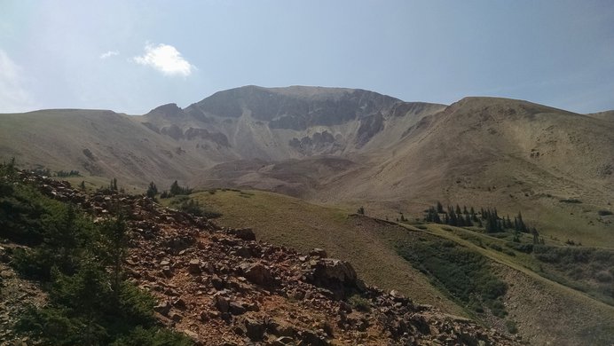 An expansive basin in the San Juan mountains near Lake City